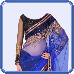 أيقونة Women Saree Photo Suit